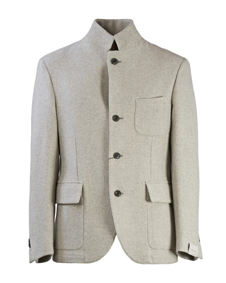 Shop CORNELIANI  Giacca: Corneliani giacca in lana e cashmere.
Collo alto.
Maniche lunghe.
Chiusura con bottoni.
Taschino su petto.
Tasche con patta.
Doppio spacco posteriore.
Composizione: 90% Lana 10% Cashmere.
Fabbricato in Italia.. 92X525 3812201-036SPINATO